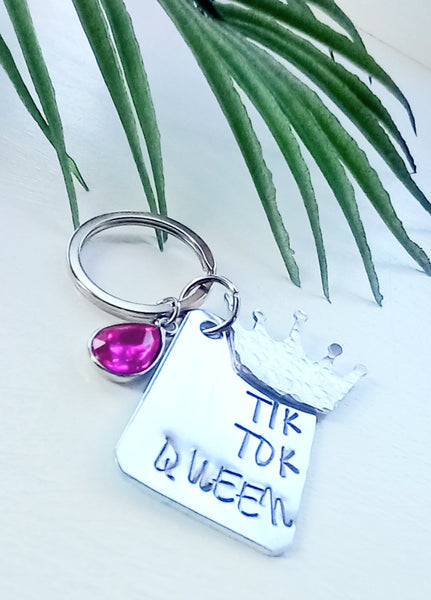 Tik Tok queen keyring