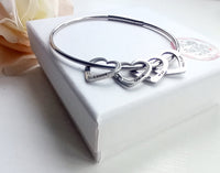 Personalised heart bangle/neckalce