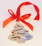 Personalised Christmas tree ornament