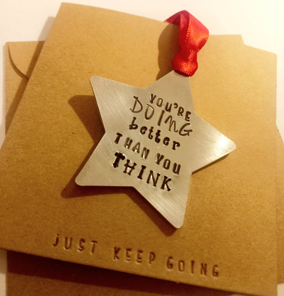 Motivational Christmas Tree Decoration