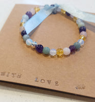 Menopause crystal healing bracelet