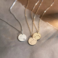 zodiac constellation neckkace