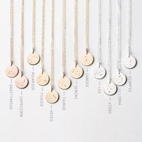 zodiac constellation neckkace