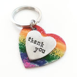 Class of 2024 rainbow keyring