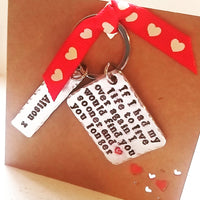 VALENTINES keyring