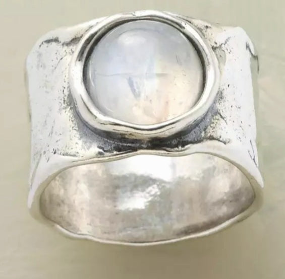 Moonstone ring