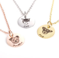 Pet photo pendant