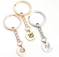 Pet photo keyring