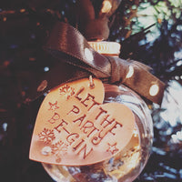 Gin bauble, booze bauble, Christmas gift, secret Santa